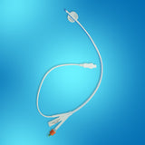 HOSPITAL&HOMECARE 3WAY All Silicone Foley Catheter，With Temperature Probe